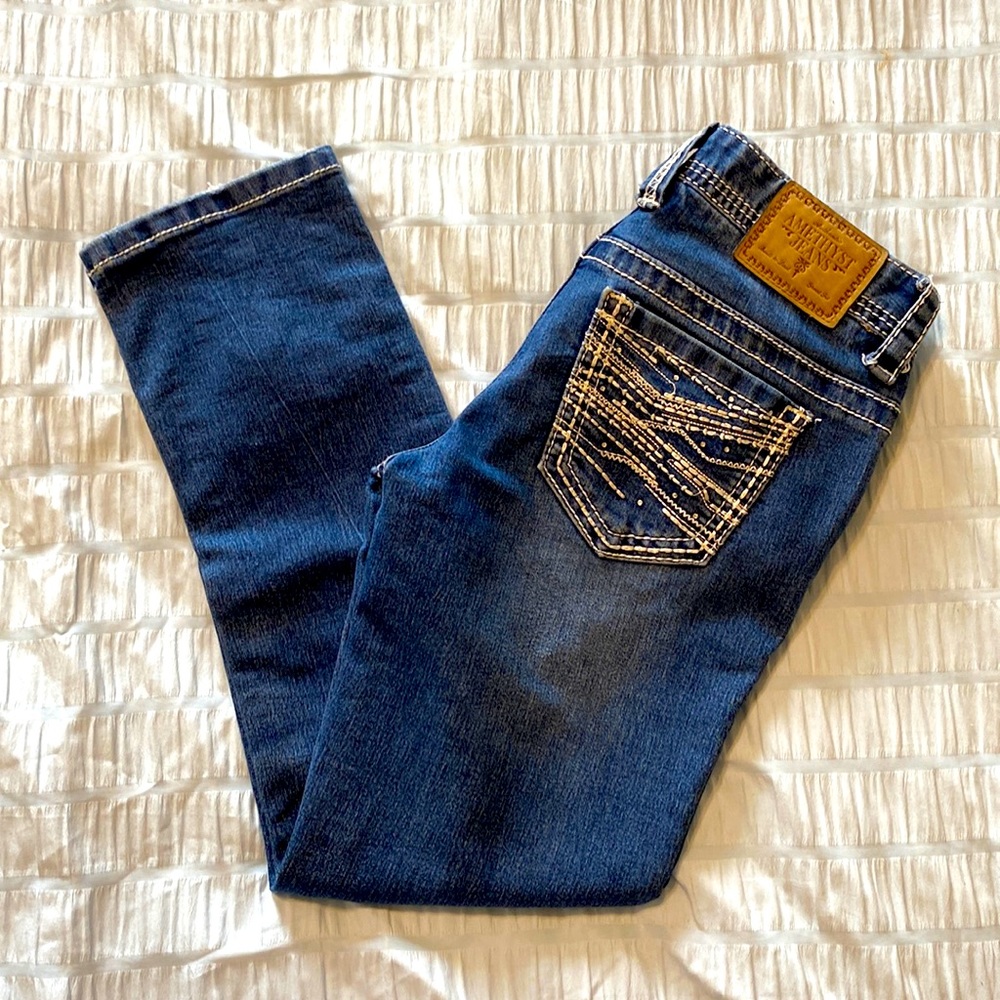 Amethyst cropped jeans